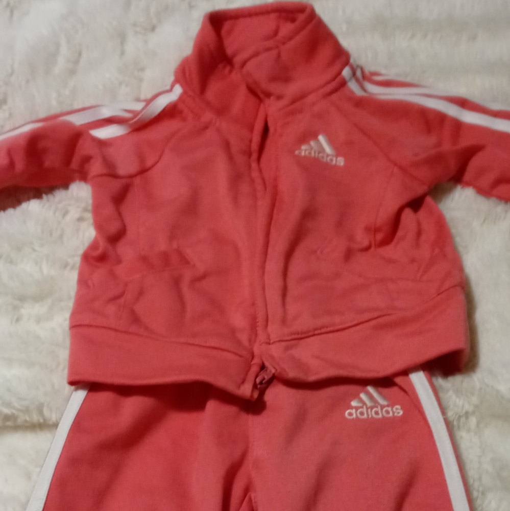 Baby girl adidas suit